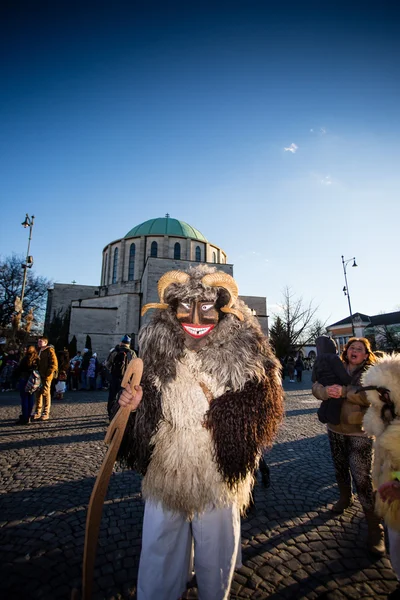 Carnaval de Busojaras em Mohacs — Fotografia de Stock