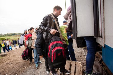 Gyekenyes tren istasyonunun mülteci savaş
