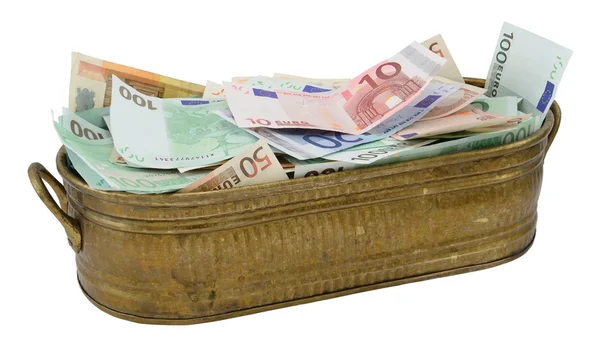 Lot of Euro money — Stock Photo, Image