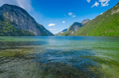 Almanya, Bavyera, Lake, dağ, Alpler