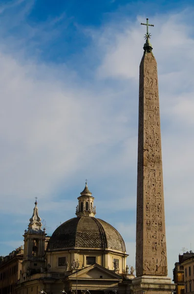 Piazza del Popolo, Roma, Italia — Foto de Stock