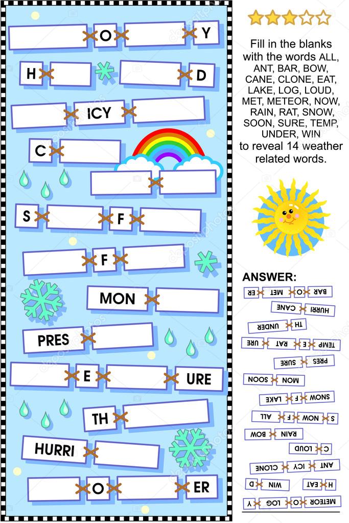 wordwall wetter