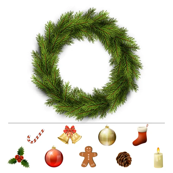 Éléments de conception de Noël — Image vectorielle