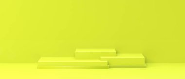 Ürünlerin sunumu için arkaplan - 3B görüntüleme