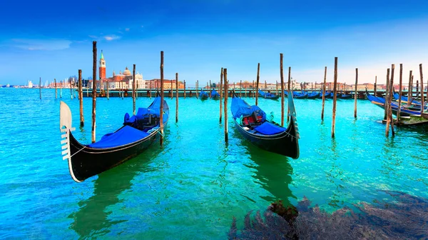 Gôndolas em Veneza — Fotografia de Stock