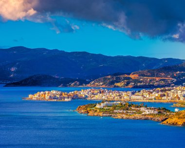 Agios nikolaos, crete, Yunanistan.