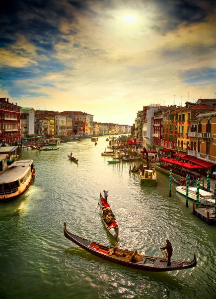 Grand Canal, Veneza, Itália. — Fotografia de Stock