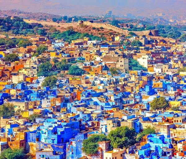 Jodhpur, la ville bleue du Rajasthan, Inde — Photo