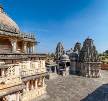 Jain Tapınağı Kumbhalgarh fort, Rajasthan, Hindistan, Asya
