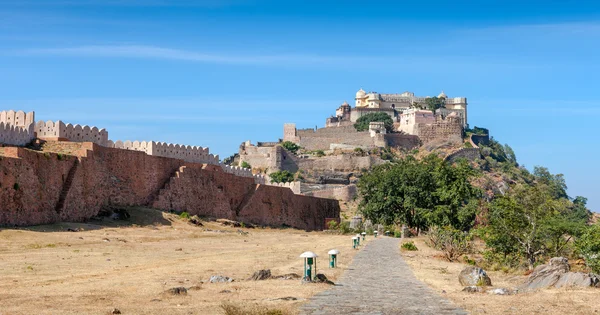 Kumbhalgarh fort, Rajasthan, India, Azia — Stock Photo, Image