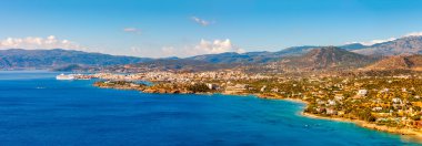 Agios Nikolaos ve Mirabello Bay, Crete, Yunanistan