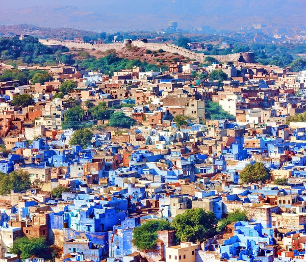 Jodhpur, a Cidade Azul, Rajastão, Índia — Fotografia de Stock