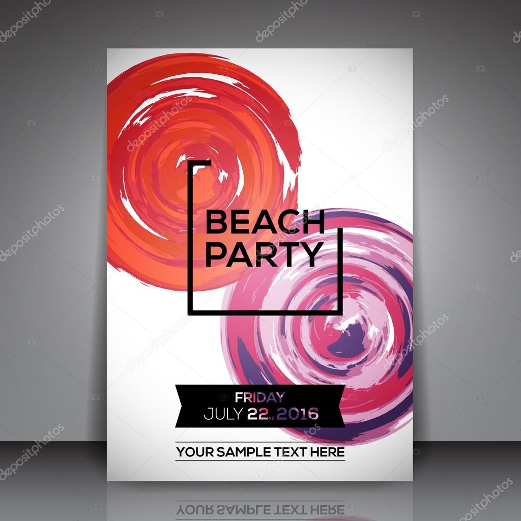 Beach Party Flyer  