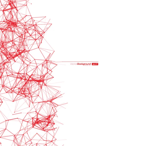 Rouge et blanc fond de maille — Image vectorielle