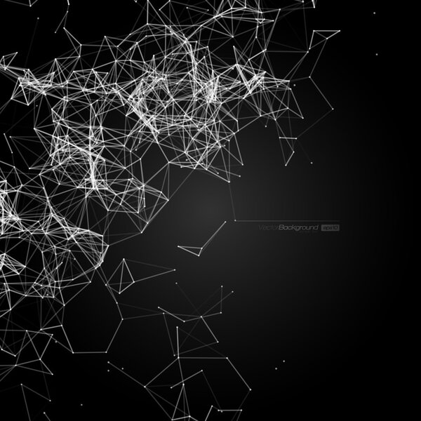 Black and White Modern Lines Background