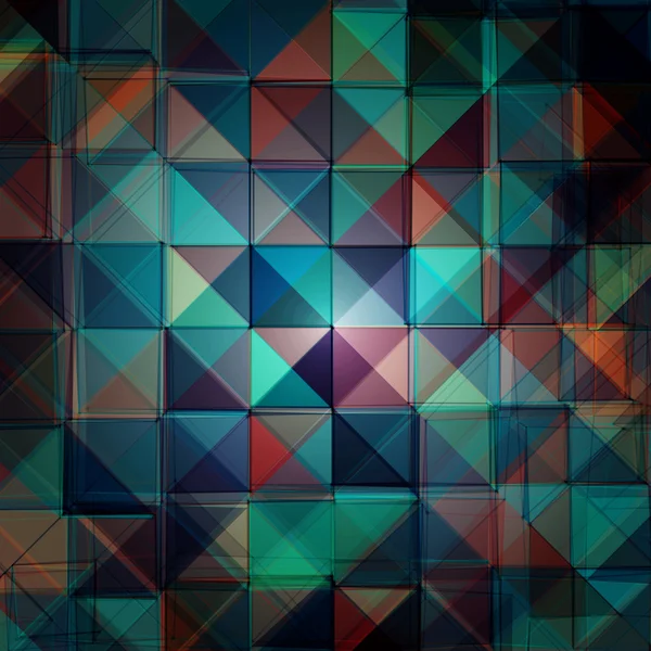 Diseño de mosaico colorido abstracto — Vector de stock