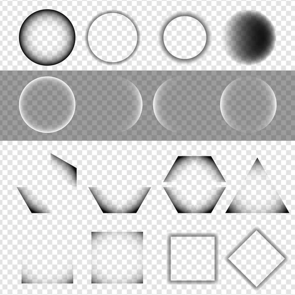 Conjunto de formas geométricas básicas — Vector de stock