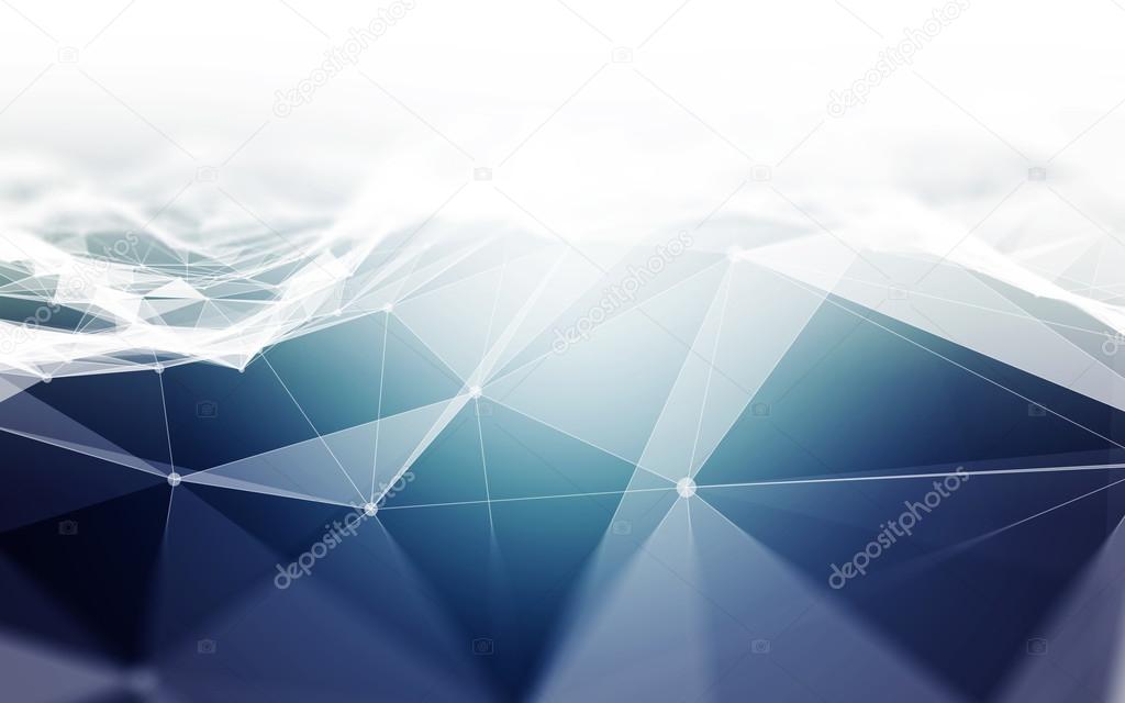 Abstract Polygonal Space Background 