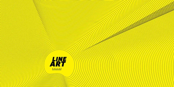 Лінійне Мистецтво Векторний Фон Сучасна Абстрактна Ілюстрація Презентаційний Фон — стоковий вектор