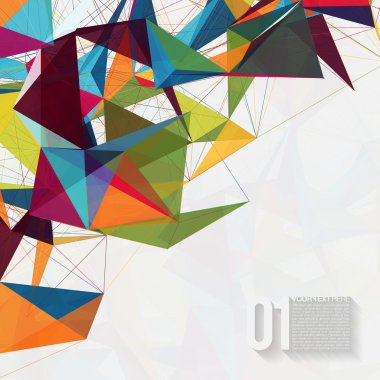 geometrik şekiller arka plan