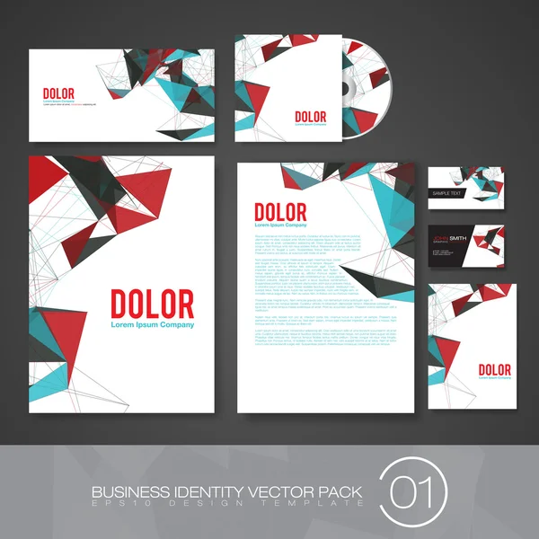 Business Identity Templates — Stock Vector
