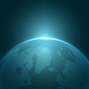 Modern dünya vektör çizim