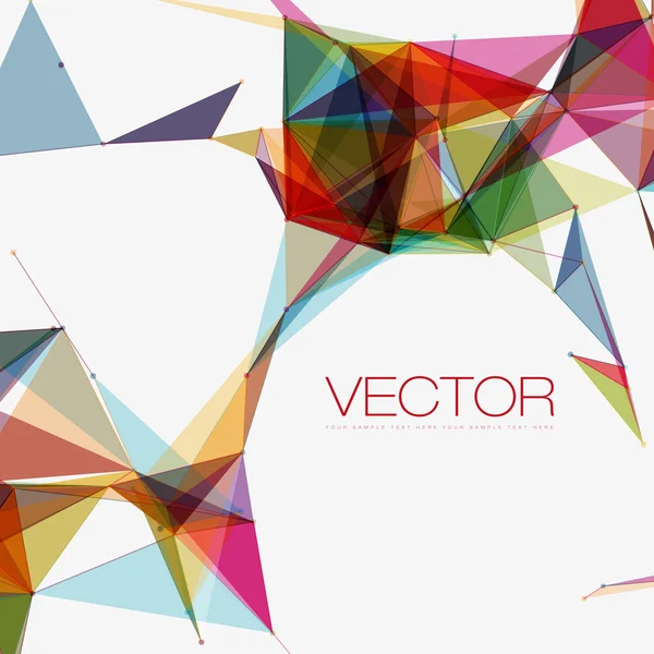 Abstracte vormen achtergrond — Stockvector