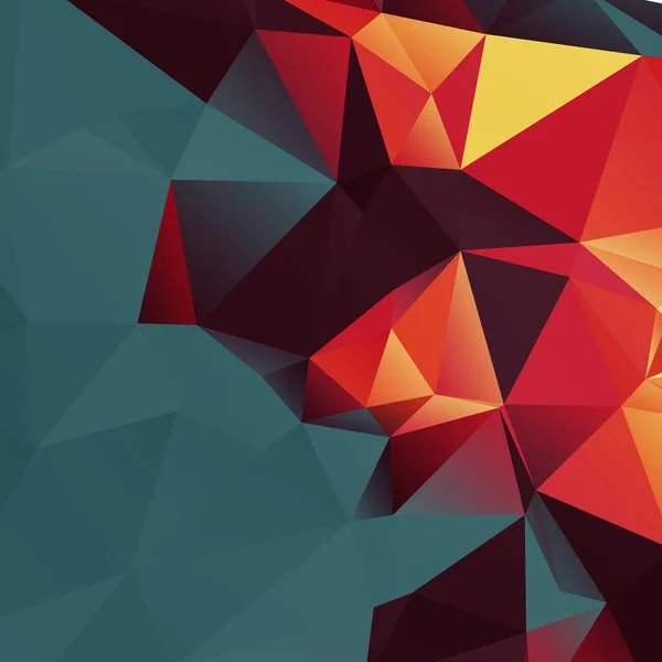 Fondo de vector Lowpoly colorido abstracto — Vector de stock