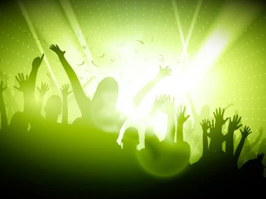 Kulüpte parti insanlar