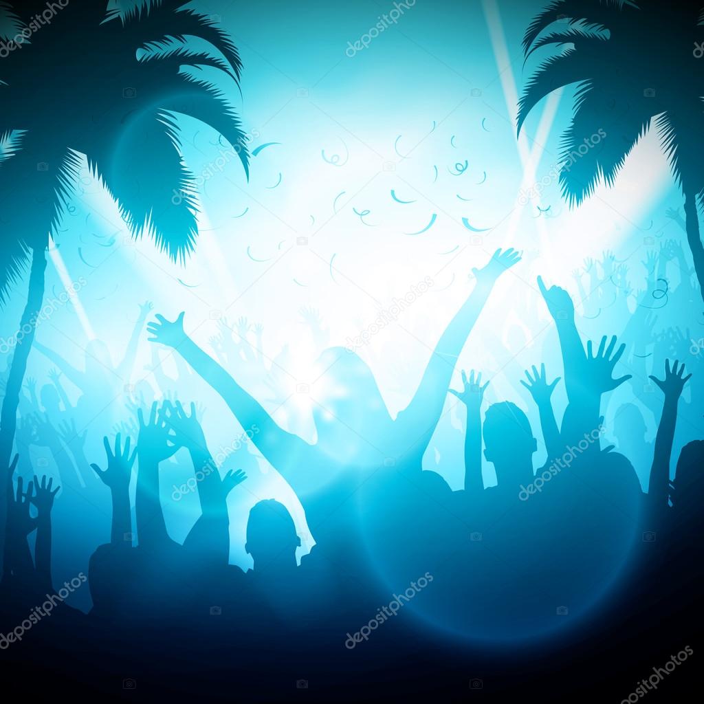 Party People on Beach