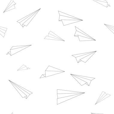 En az uçan uçak hat sanat tasarım