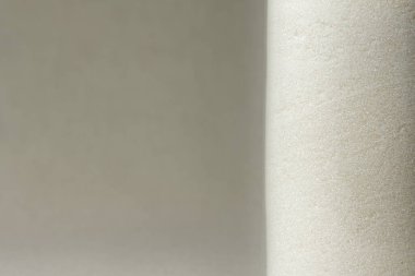 bej arkaplan üzerine beyaz şeker yakın plan