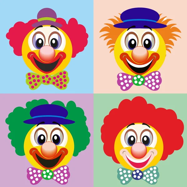 Happy Clown — Stock Vector