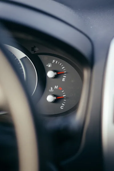 Fuel gauge dash board — Stock Photo, Image