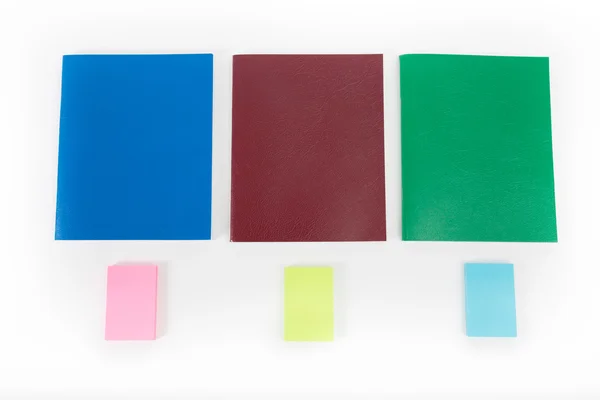 Ensemble de carnet couleur — Photo