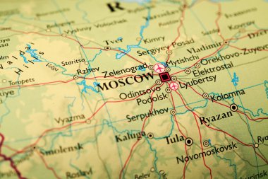 Moskova harita