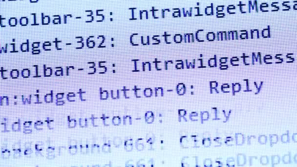 Компьютерные HTML-коды — стоковое видео
