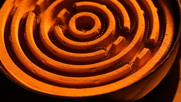 Heating coil element — Stock Footage Heating coil element Royalty Free Stock Footage