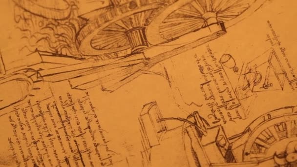 Ancien dessin d'ingénierie 