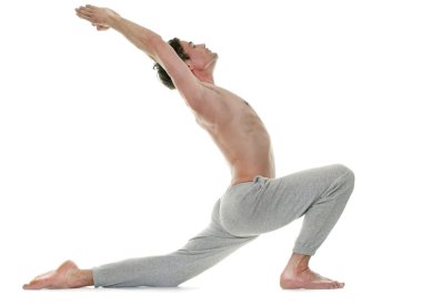 Yoga yapan adam