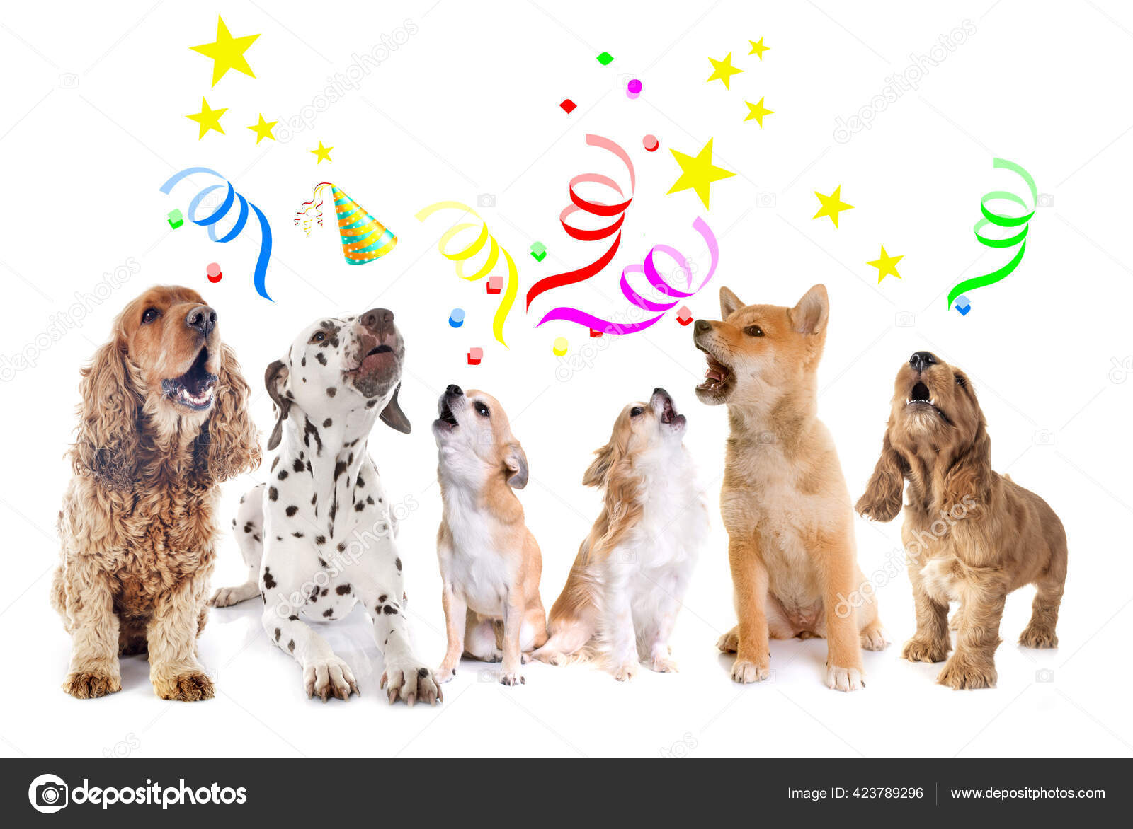 Joyeux Anniversaire Chien Chantant Images Libres De Droit Photos De Joyeux Anniversaire Chien Chantant Depositphotos