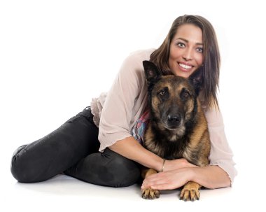 kadın ve malinois