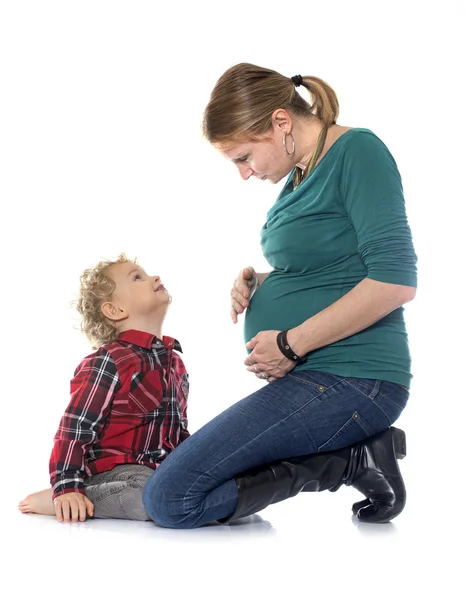 Little boy and mother — Stock Photo, Image