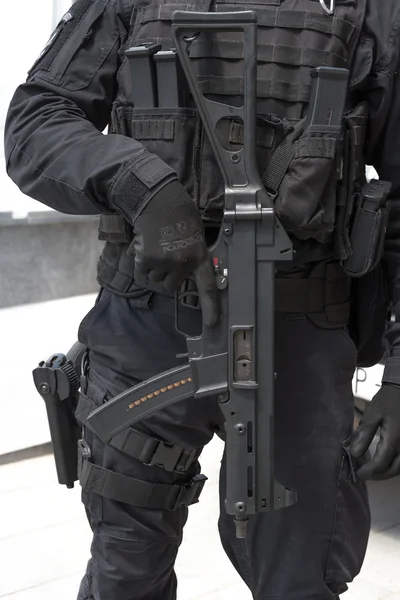 Special Force Soldier weapon detail — Stock Photo, Image