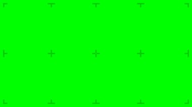 İşaretçileri olan yeşil ekran