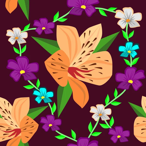 Kusursuz çiçek deseni