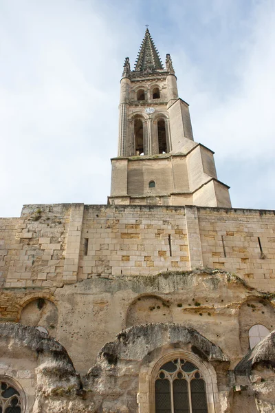 Kirke St. Emilion - Stock-foto