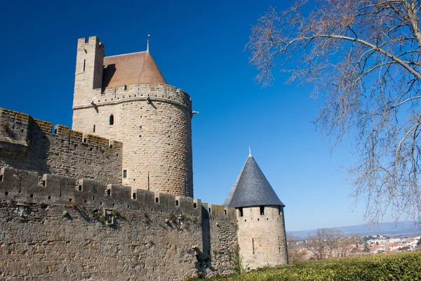 Fortress of Carcassonne — Stock Photo, Image