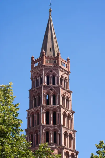 St. Sernin basilica in Toulouse — стокове фото