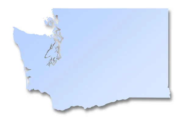 Map of Washington — Stock Photo, Image